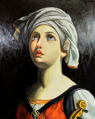 Replica of Guido Reni-St. Cecilia